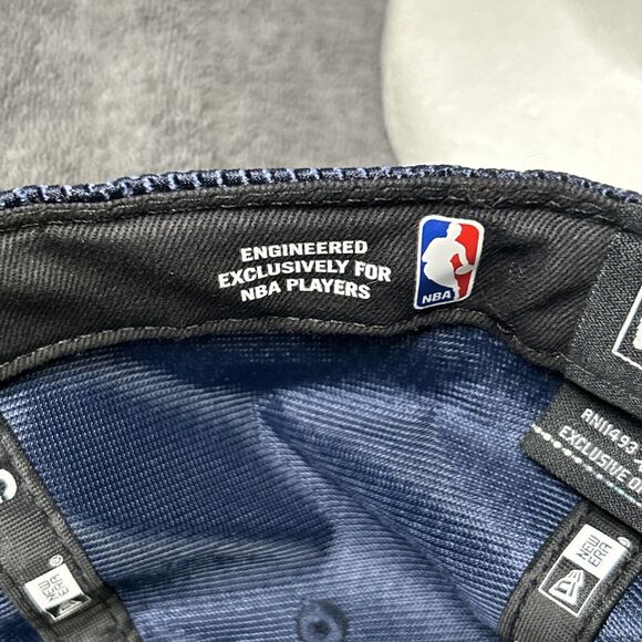 New Era 59Fifty Indiana Pacers Hat 7 3/4 Blue NBA On Court Collection NWT - Picture 9 of 10